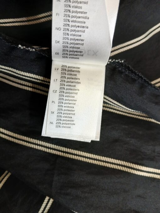 Lindex must triibuline vööga kleit (M) - Image 7