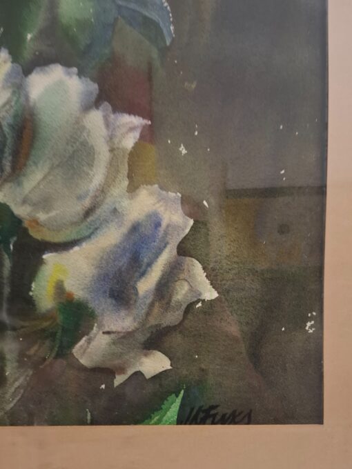 Margareta Fuks akvarell "Roosid" - Image 2