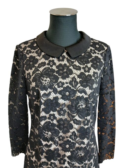 Ted Baker musta-valge kirju lilleline kleit (XS) - Image 4