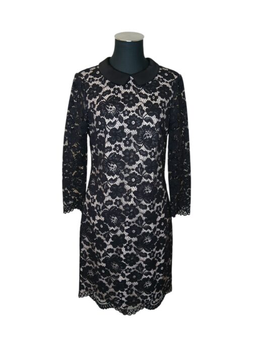 Ted Baker musta-valge kirju lilleline kleit (XS)