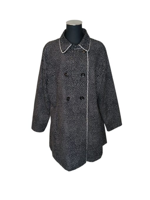 Marimekko must täpiline mantel (XL)