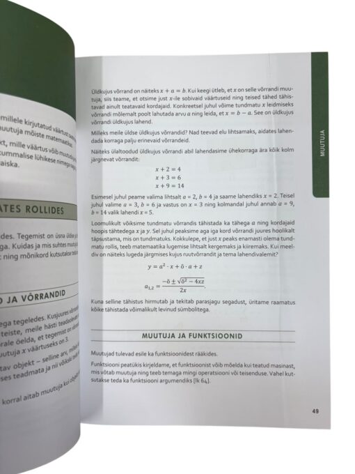 "Matemaatika õhtuõpik" J. Aru, K. Korjus, E. Saar - Image 2