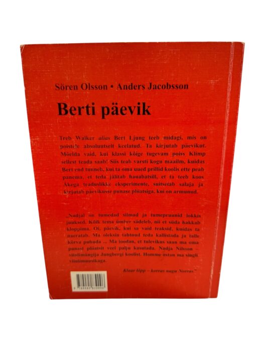 "Berti päevik" Sören Olsson, Anders Jacobsson - Image 2