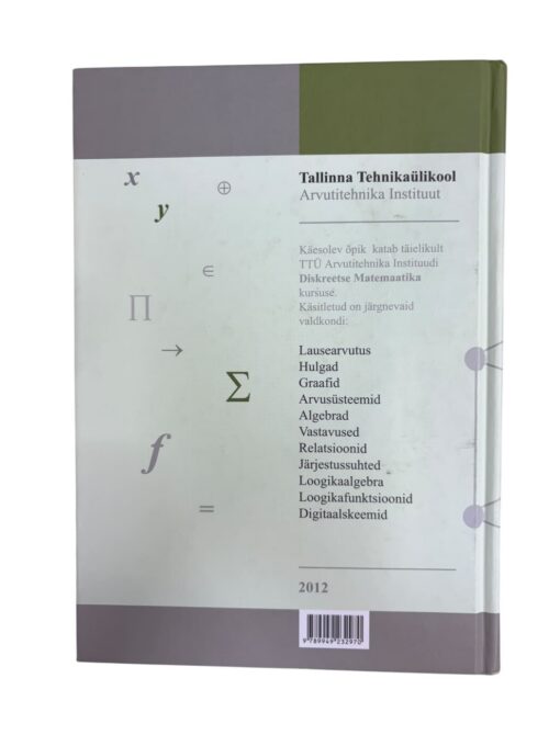 "Diskreetne matemaatika" H. Lensen, H. Kruus - Image 3