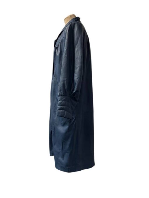 Nahast sinine mantel (M/L) - Image 3