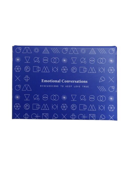 "Emotional Conversations Cards: Discussions to keep love true" kaardimäng