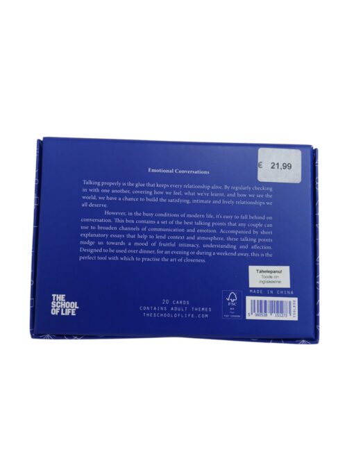 "Emotional Conversations Cards: Discussions to keep love true" kaardimäng - Image 2