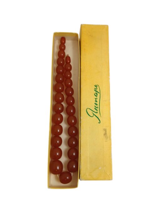 Sulatatud merevaigust vintage kaelakee