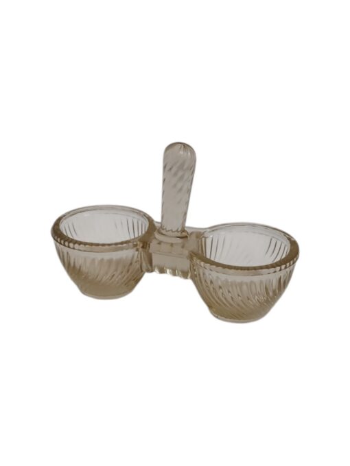 Vintage klaasist soola/pipratoos