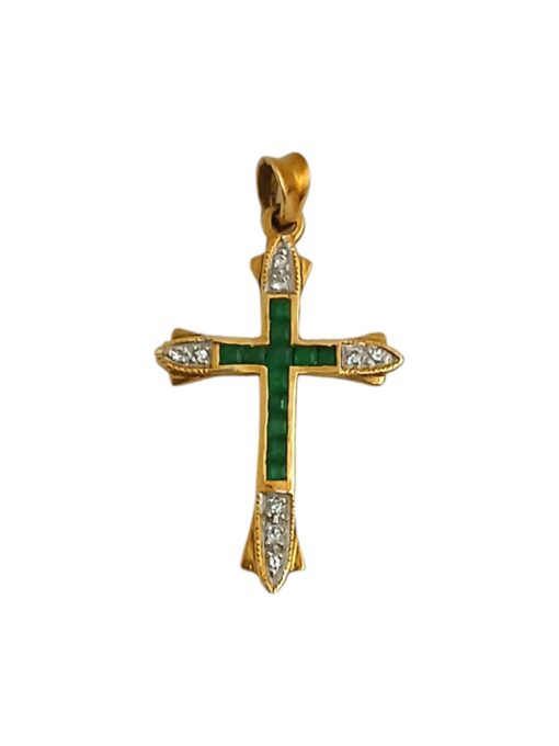 Roheliste kividega rist (18K)