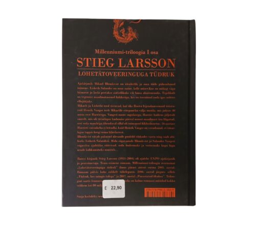 "Lohetätoveeringuga tüdruk" Stieg Larsson - Image 3