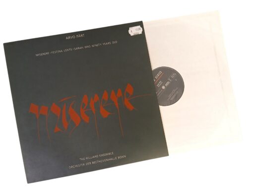 Arvo Pärt "Miserere" vinüül - Image 3