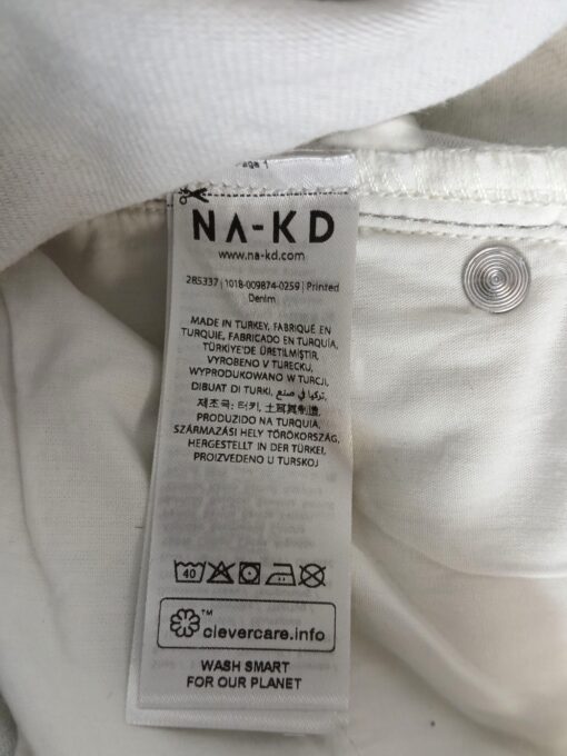Uued NA-KD hallid trükimustrilised naiste teksapüksid (36) - Image 4