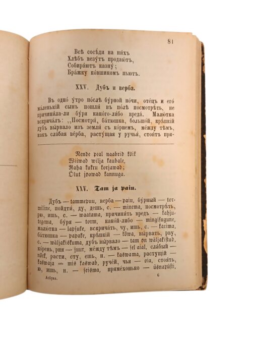 "Wene keele ubitse raamat Eesti rahwa tarwis" B. Mihkelson 1882 - Image 3