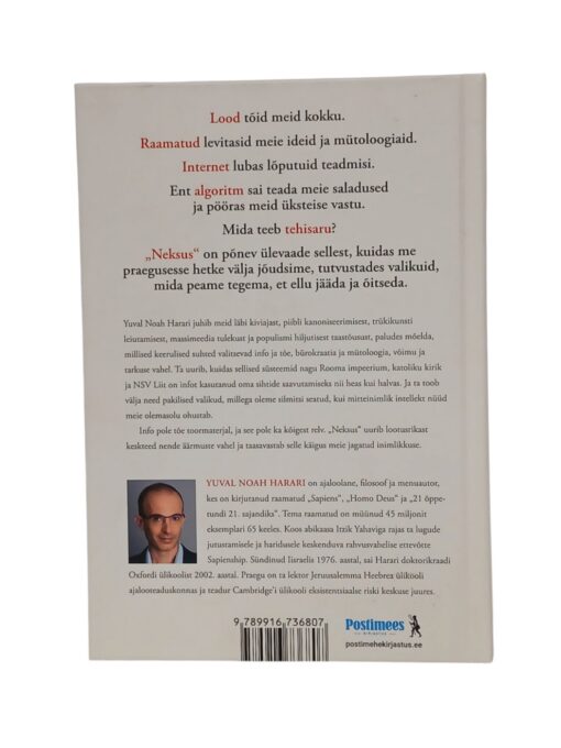 "Neksus. Infovõrgustike lühiajalugu kiviajast kuni tehisaruni" Yuval Noah Harari - Image 2