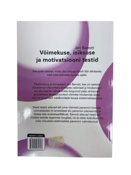 "Võimekuse, isiksuse ja motivatsiooni testid" Jim Barrett - Image 3