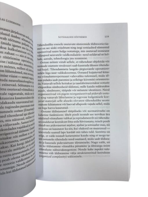 "Sotsiaalsed süsteemid" Niklas Luhmann - Image 2