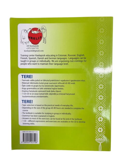 "Tere! Estonian for beginners 0-A1" I. Mangus, M. Simmul - Image 3