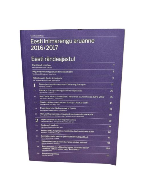 Eesti inimarengu aruanne 2016/2017