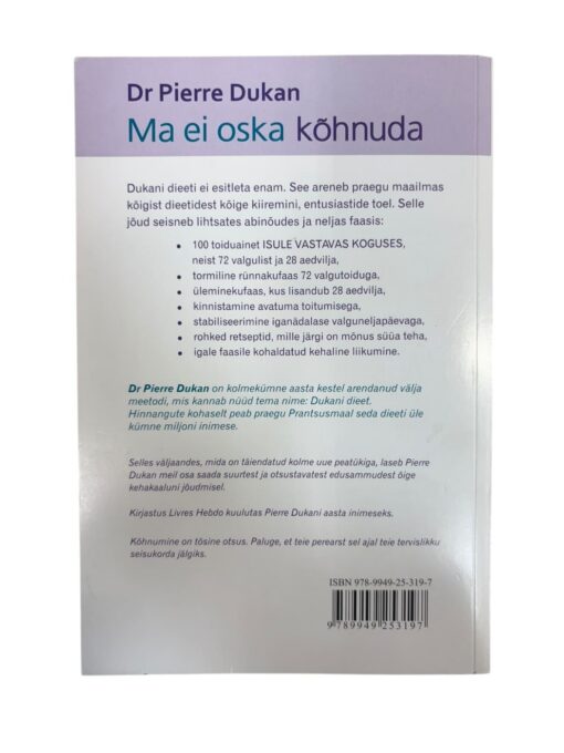 "Ma ei oska kõhnuda" Dr Pierre Dukan - Image 3