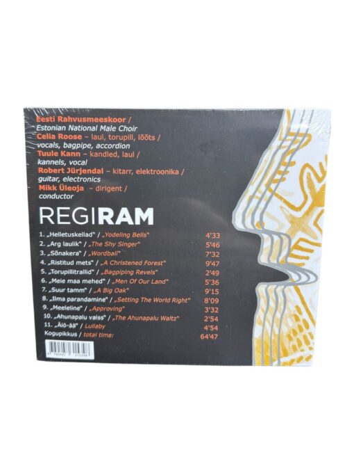 Uus Eesti rahvusmeeskoor "Regiram" CD - Image 2