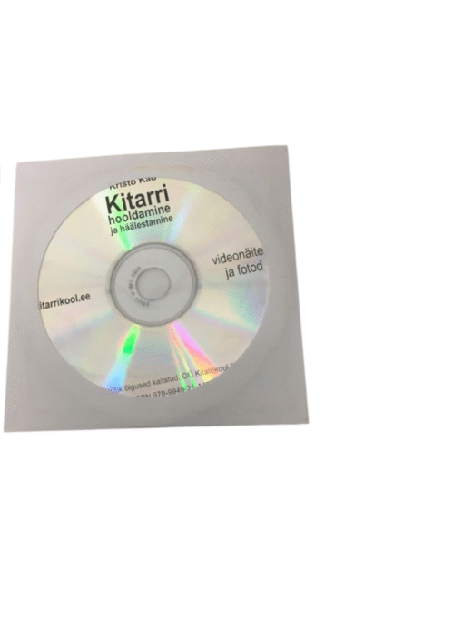"Kitarri hooldamine ja häälestamine" Kristo Käo - Image 2