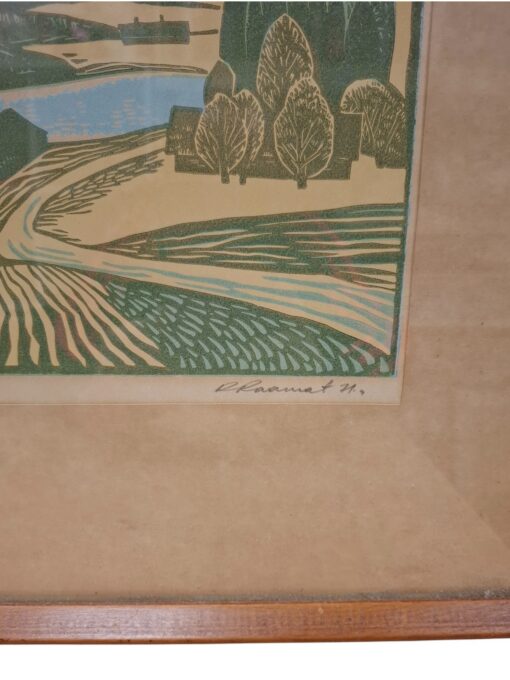 Rein Raamat linool 1971 - Image 3