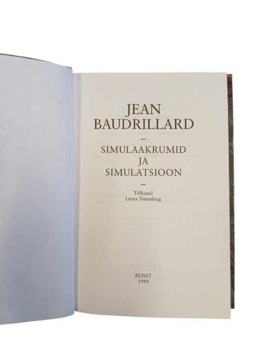 "Simulaakrumid ja simulatsioon" Jean Baudrillard - Image 3