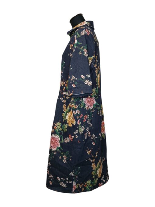 Denim Dream tumesinine lilleline teksakleit (XXL) - Image 3