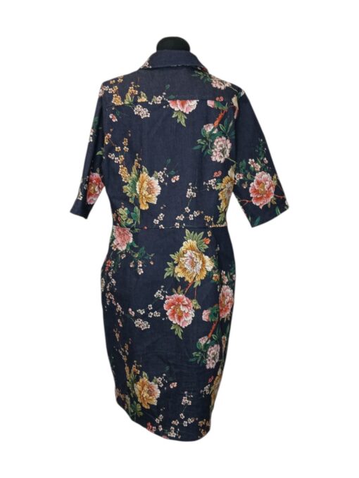 Denim Dream tumesinine lilleline teksakleit (XXL) - Image 2