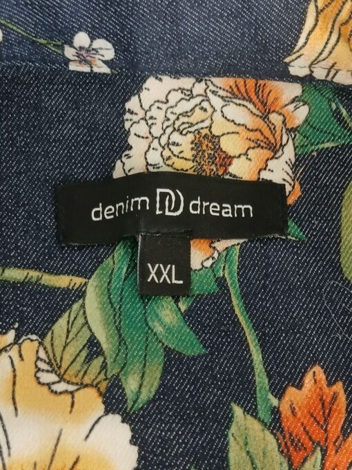 Denim Dream tumesinine lilleline teksakleit (XXL) - Image 5