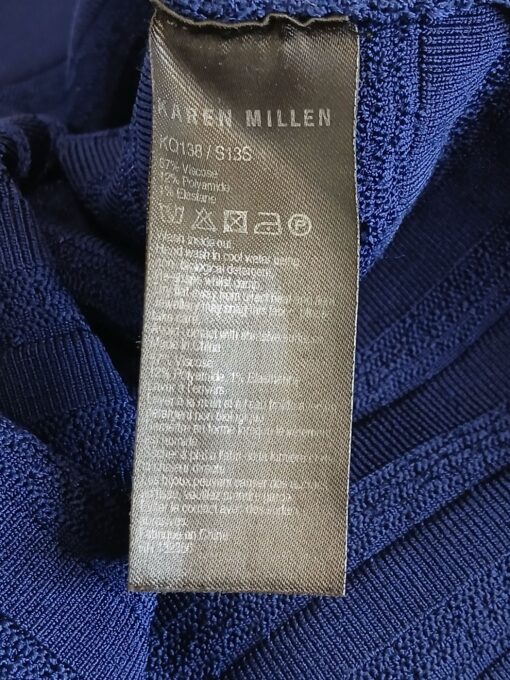 Karen Millen tumesinine kootud kleit (34) - Image 6