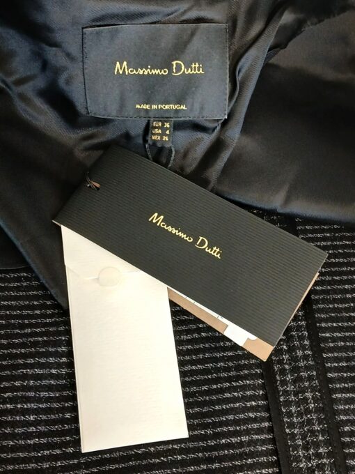 Uus Massimo Dutti halliruuduline tume naiste bleiser (36) - Image 5