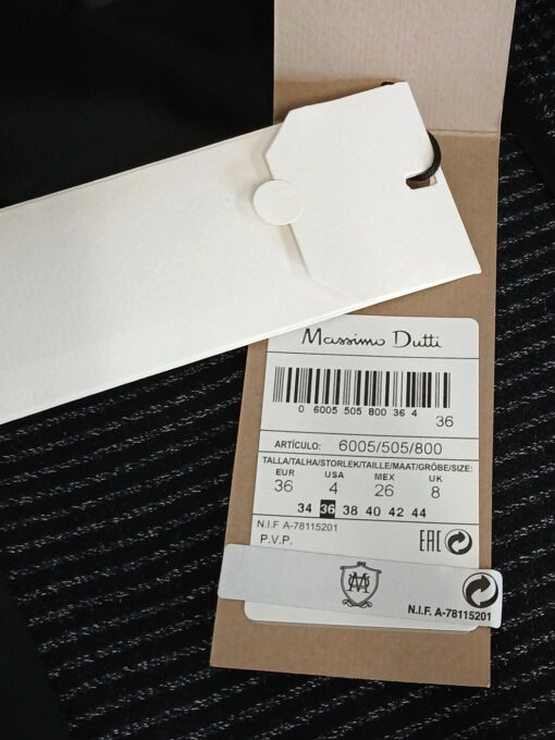 Uus Massimo Dutti halliruuduline tume naiste bleiser (36) - Image 7