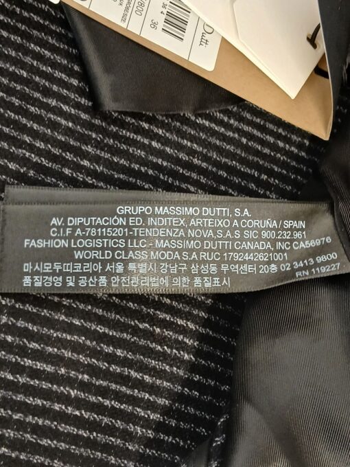 Uus Massimo Dutti halliruuduline tume naiste bleiser (36) - Image 8