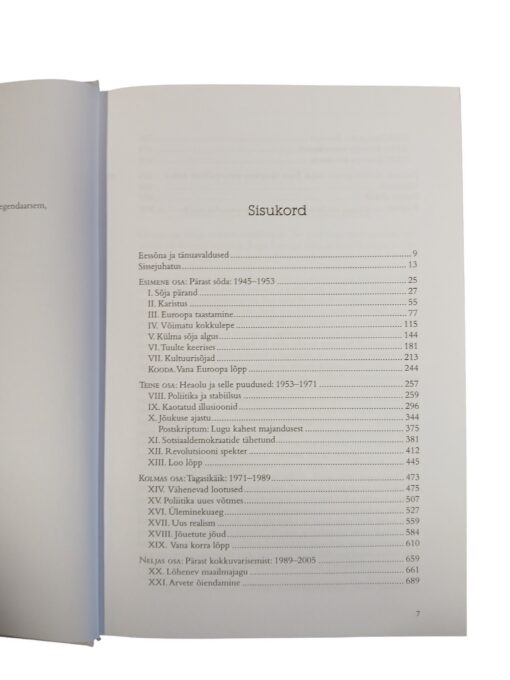"Pärast sõda" Tony Judt - Image 3