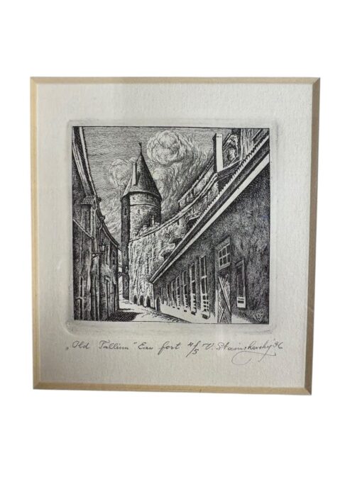 Vladislav Staniševski graafika "Old Tallinn" 4/5 - Image 2