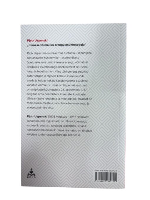 "Inimese võimaliku arengu psühholoogia" Pjotr Uspenski - Image 3