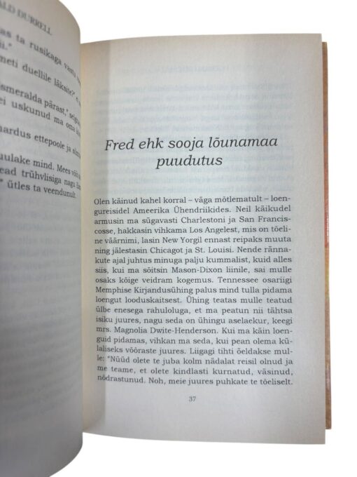 "Ema mehelepanek ja teised lood" Gerald Durrell - Image 2