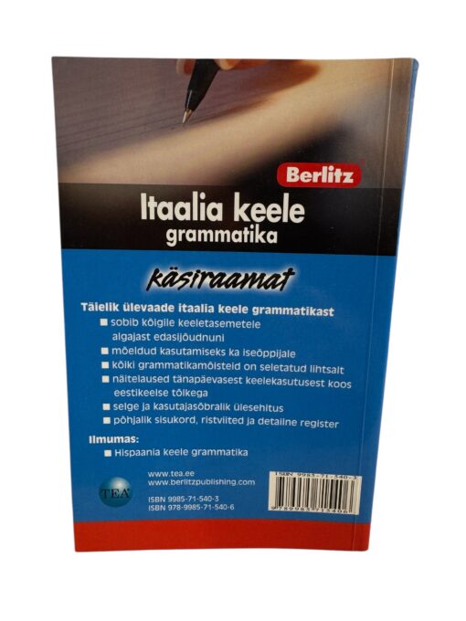 Berlitz Itaalia keele grammatika käsiraamat TEA - Image 2