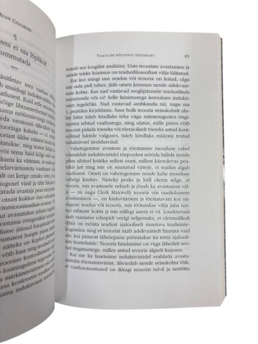 "Mis asi see on, mida nimetatakse teaduseks" Alan. F. Chalmers - Image 2
