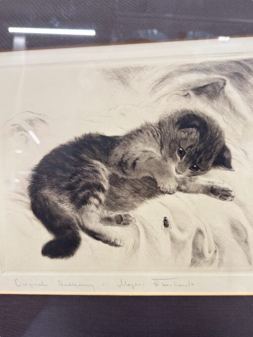 Curt Meyer "Kitten and Fly" (52x48) - Image 2
