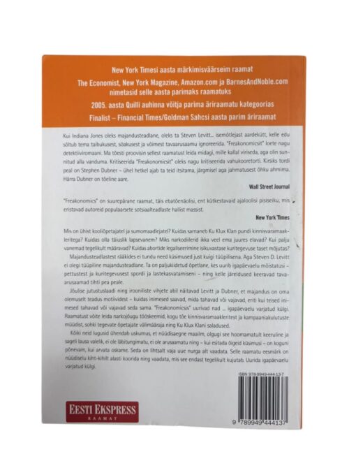 "Hullumajandus" S. D.Levitt, S. J. Dubner - Image 3