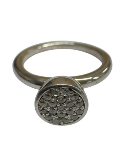 Hõbe väikse kivimiga sõrmus 925 (17mm)