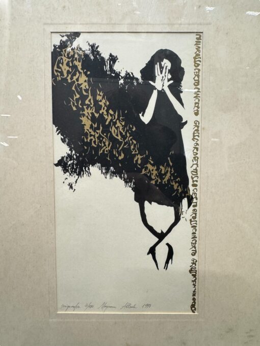 Serigraafia 4/100 M. Allsalu 1990 (31x39) - Image 2