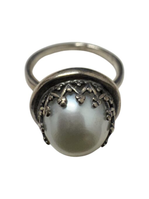 Pärliga hõbesõrmus (16mm)