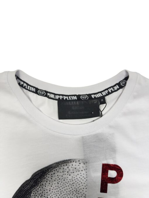 Philipp Plein valge kolju särk (M) - Image 4