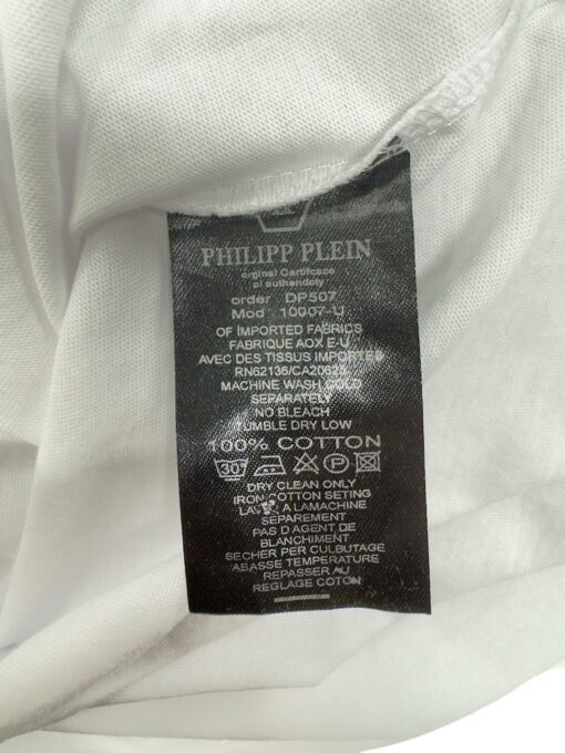 Philipp Plein valge kolju särk (M) - Image 5